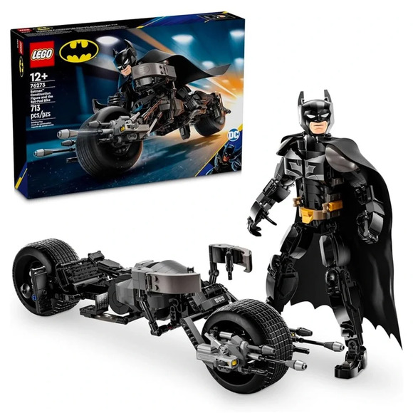 🆕Kids | Lego Batman Figure & Bat Pod Bike - Picture 1 of 15